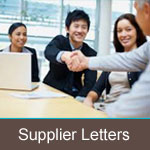 Supplier Letters